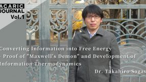 Converting Information into Free Energy – Proof of “Maxwell’s Demon” and Development of Information Thermodynamics – #AJ branch-off edition