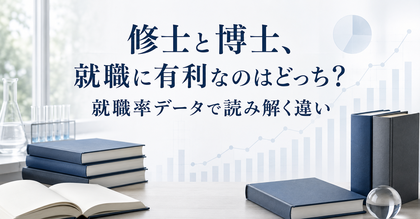 修士と博士、就職に有利なのはどっち？就職率データで読み解く違い